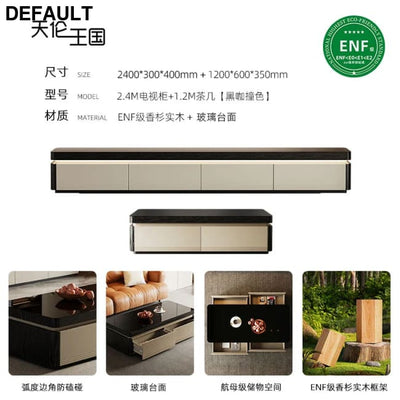 Elegant Space Saving TV Stand Eco Friendly Materials Sustainable Modern Aesthetics Sliding Doors Living Room Furniture