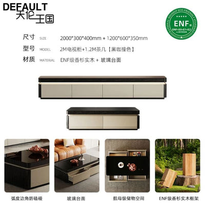 Elegant Space Saving TV Stand Eco Friendly Materials Sustainable Modern Aesthetics Sliding Doors Living Room Furniture