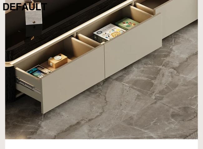 Elegant Space Saving TV Stand Eco Friendly Materials Sustainable Modern Aesthetics Sliding Doors Living Room Furniture