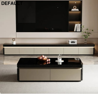 Elegant Space Saving TV Stand Eco Friendly Materials Sustainable Modern Aesthetics Sliding Doors Living Room Furniture