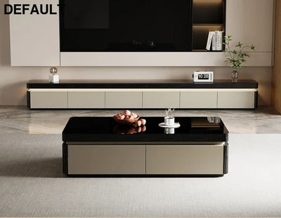Elegant Space Saving TV Stand Eco Friendly Materials Sustainable Modern Aesthetics Sliding Doors Living Room Furniture