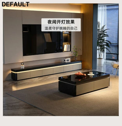 Elegant Space Saving TV Stand Eco Friendly Materials Sustainable Modern Aesthetics Sliding Doors Living Room Furniture