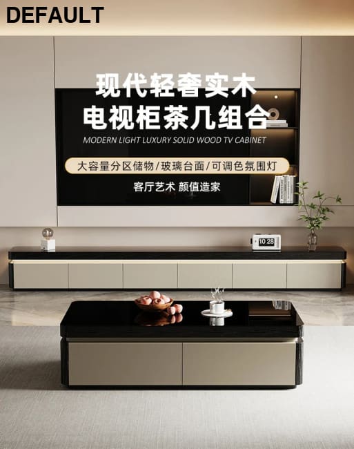 Elegant Space Saving TV Stand Eco Friendly Materials Sustainable Modern Aesthetics Sliding Doors Living Room Furniture