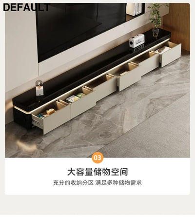 Elegant Space Saving TV Stand Eco Friendly Materials Sustainable Modern Aesthetics Sliding Doors Living Room Furniture