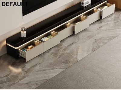 Elegant Space Saving TV Stand Eco Friendly Materials Sustainable Modern Aesthetics Sliding Doors Living Room Furniture