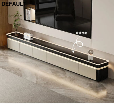 Elegant Space Saving TV Stand Eco Friendly Materials Sustainable Modern Aesthetics Sliding Doors Living Room Furniture