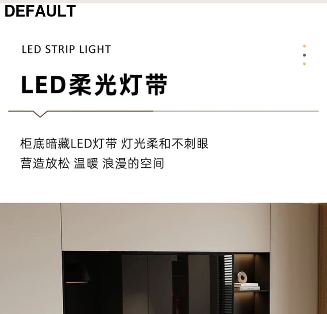 Elegant Space Saving TV Stand Eco Friendly Materials Sustainable Modern Aesthetics Sliding Doors Living Room Furniture