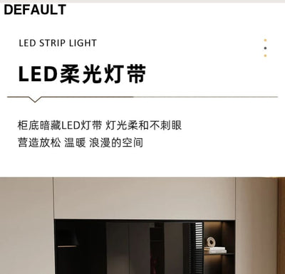 Elegant Space Saving TV Stand Eco Friendly Materials Sustainable Modern Aesthetics Sliding Doors Living Room Furniture