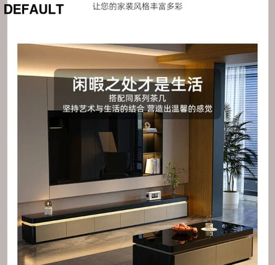 Elegant Space Saving TV Stand Eco Friendly Materials Sustainable Modern Aesthetics Sliding Doors Living Room Furniture