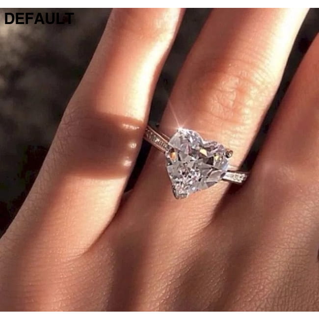 Elegant Wedding Ring Set For Woman Cubic Zirconia vintage 10 / 1122-393 Sterling Silver Rings