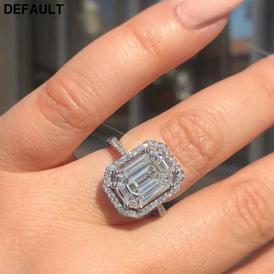 Elegant Wedding Ring Set For Woman Cubic Zirconia vintage Bridal Engagement rose goldFinger accessories Jewelry anillos