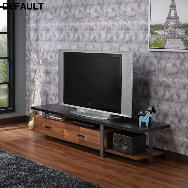 Elling TV Stand in Walnut & Black XH Home Stands Best Selling Products Furniture
