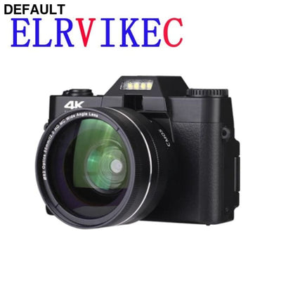ELRVIKEC 2021 4K HD 16X Digital Camera Micro Single Retro With WiFi Professional Vlog External Lens Cameras Best