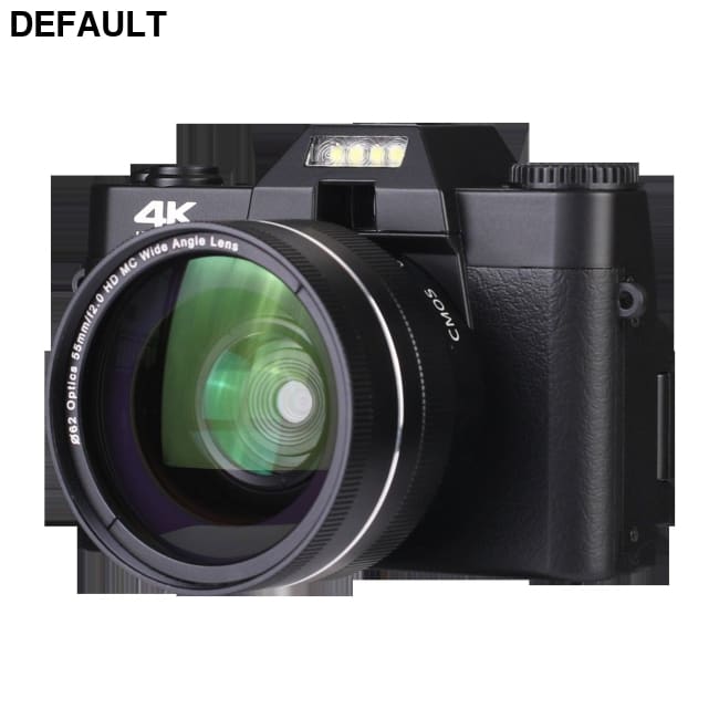 ELRVIKEC 2021 4K HD 16X Digital Camera Micro Single Retro With WiFi Professional Vlog External Lens Cameras Best
