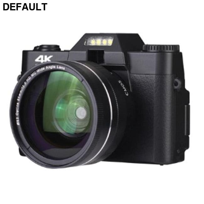 ELRVIKEC 2021 4K HD 16X Digital Camera Micro Single Retro With WiFi Professional Vlog External Lens Wide Angle Mirror