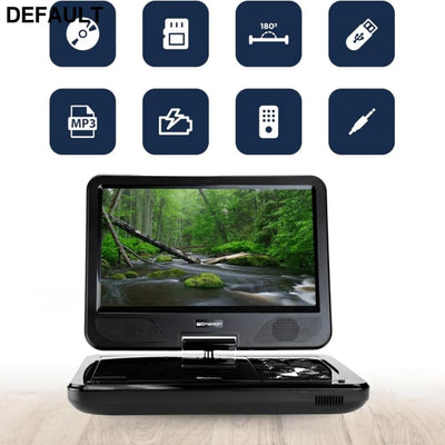 Emerson 10’’ DVD Player with ATSC Digital TV Black Portable dvd Players Best Selling Products Electronics