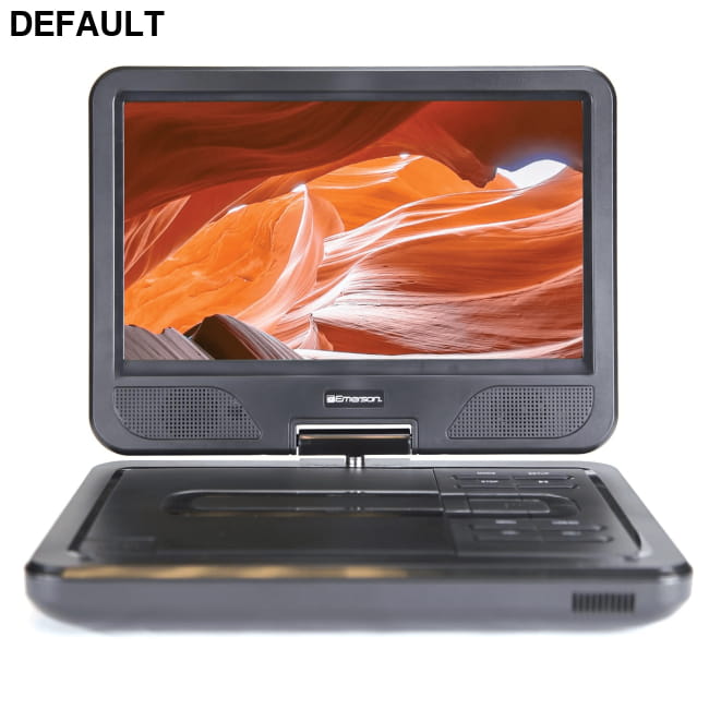 Emerson 10’’ DVD Player with Built-In Speaker Black / US Portable Players & Blu-ray