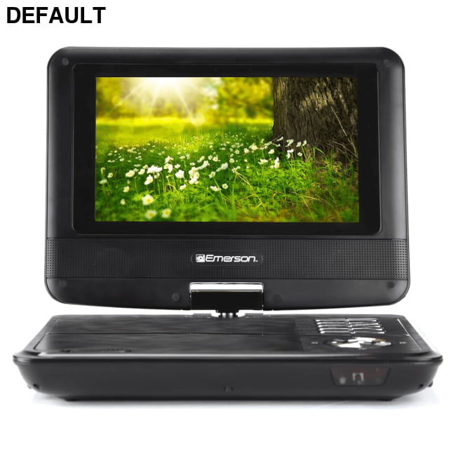 Emerson 7-Inch DVD Player with Built-in Speaker Black / US Portable Players Audio Accessories