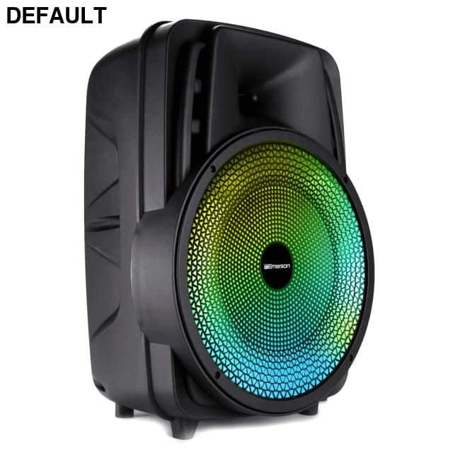 Emerson Portable 8’’ Bluetooth Party Speaker with Disco Speakers Audio