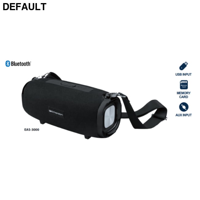 Emerson Portable Bluetooth Speaker with Carrying Strap Black Best Selling Products