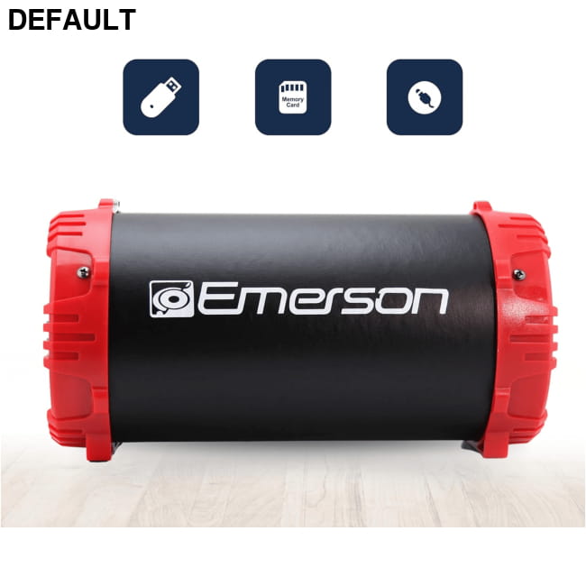 Emerson Portable Bluetooth Speaker with LED Lighting Mini Speakers