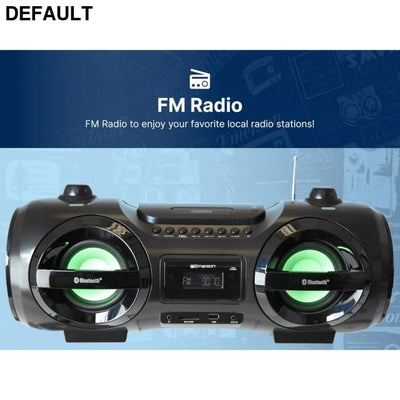 Emerson Portable Cassette Player and Recorder Black CD Players Boomboxes