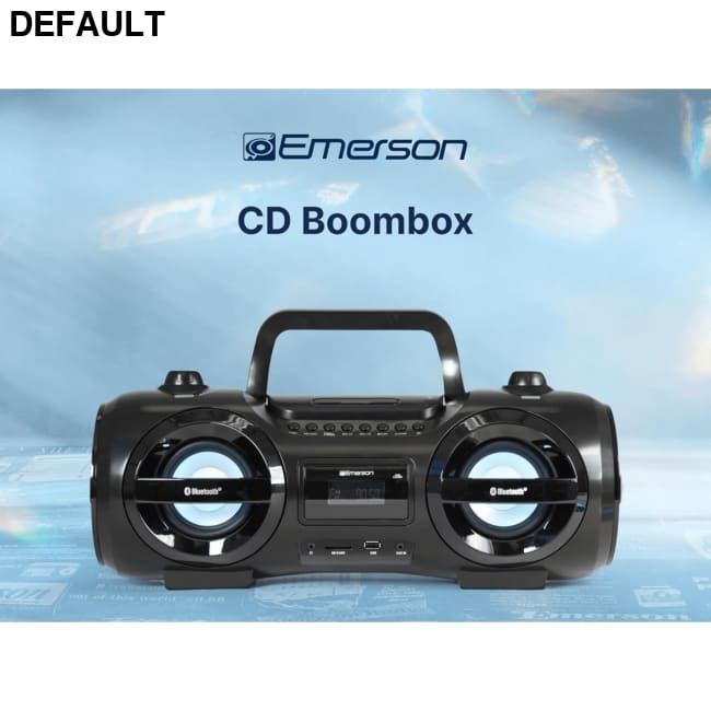 Emerson Portable Cassette Player and Recorder Black CD Players Boomboxes
