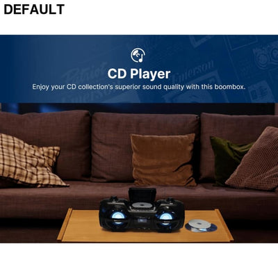 Emerson Portable Cassette Player and Recorder Black CD Players Boomboxes