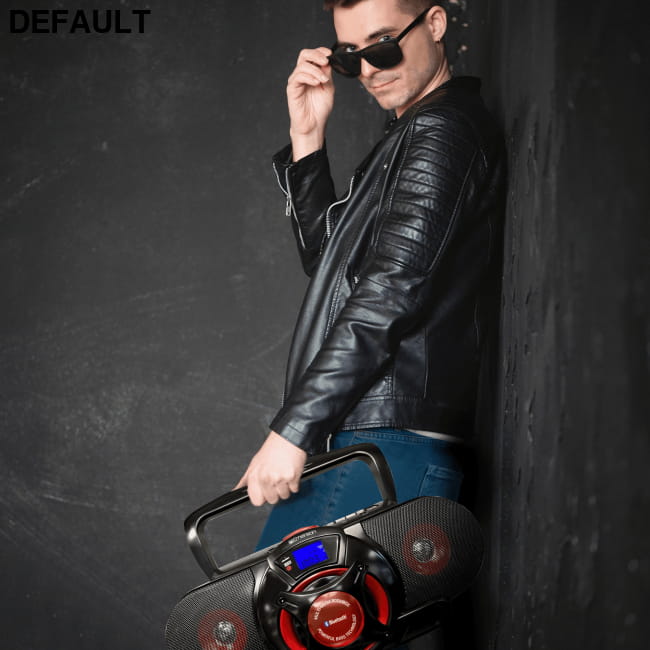 Emerson Portable Stereo Bluetooth Boombox Black Audio Systems Best Selling Products
