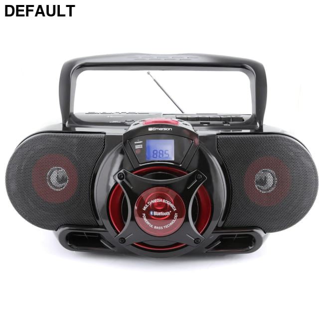 Emerson Portable Stereo Bluetooth Boombox Black Audio Systems Best Selling Products