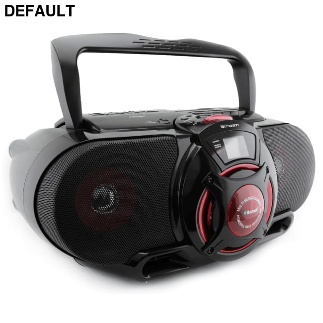 Emerson Portable Stereo Bluetooth Boombox Black Audio Systems Best Selling Products