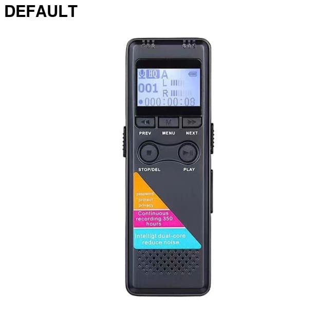 English HD Noise Reduction Digital Recording Pen MP3 Player Large Capacity Portable Smart Recorder Black / 32GB Voice