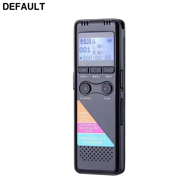 English HD Noise Reduction Digital Recording Pen MP3 Player Large Capacity Portable Smart Recorder Black / 32GB Voice