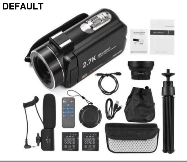 English Product 27K HD 48 Million Pixel Digital Video Camera Home Travel DV06S Battery Tripod Wide Angle Camcorders