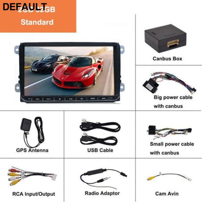 Essgoo Android 9.1 Car Radio 9’’ 2GB/1GB RDS AM DAB GPS Navigation 2din Autoradio WIFI Bluetooth Universal Multimedia