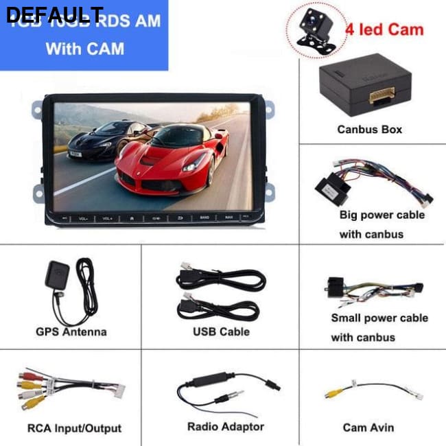 Essgoo Android 9.1 Car Radio 9’’ 2GB/1GB RDS AM DAB GPS Navigation 2din Autoradio WIFI Bluetooth Universal Multimedia