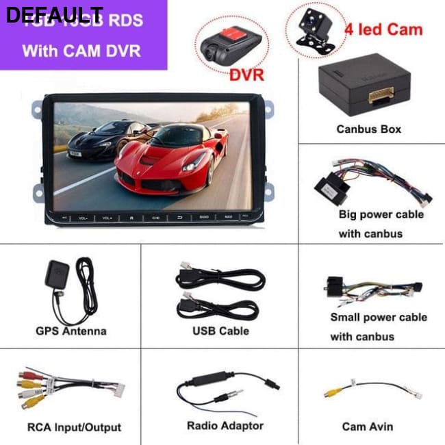 Essgoo Android 9.1 Car Radio 9’’ 2GB/1GB RDS AM DAB GPS Navigation 2din Autoradio WIFI Bluetooth Universal Multimedia