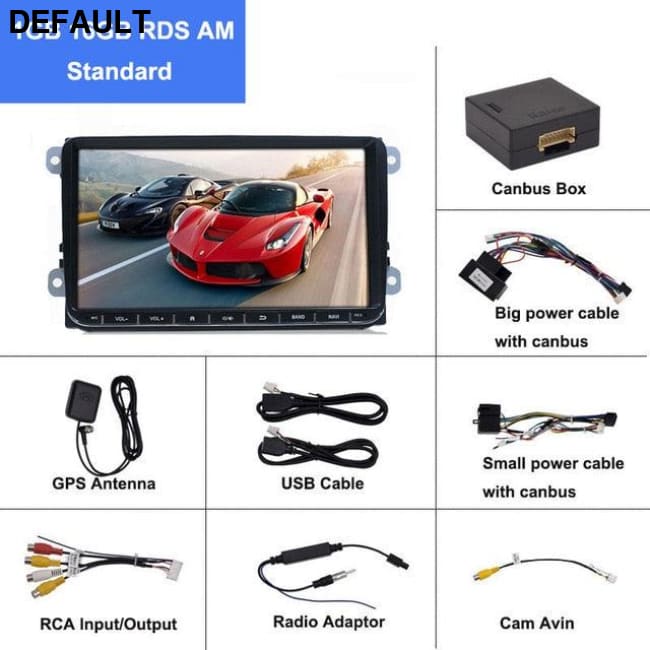 Essgoo Android 9.1 Car Radio 9’’ 2GB/1GB RDS AM DAB GPS Navigation 2din Autoradio WIFI Bluetooth Universal Multimedia