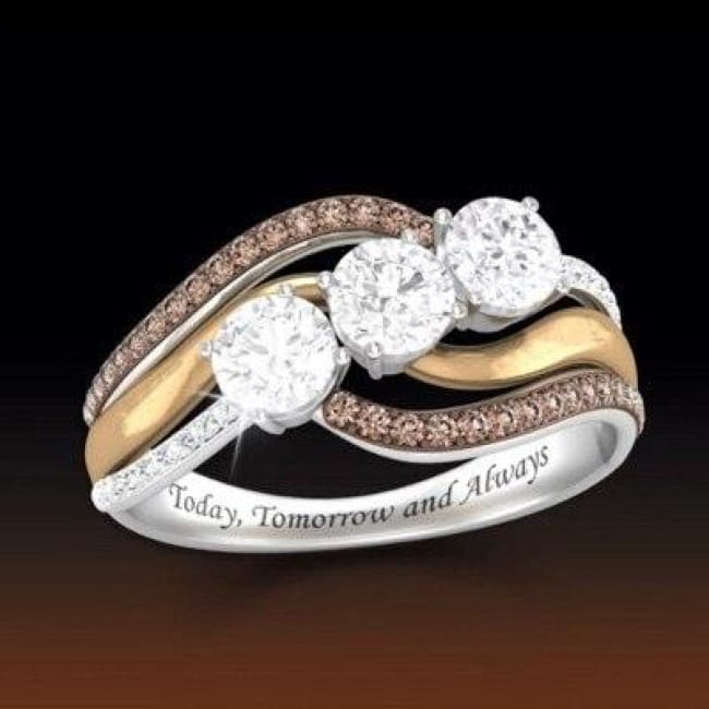 Europe and America Hot Sale Fashionable Personalized Letter 6 / silver Sterling Rings