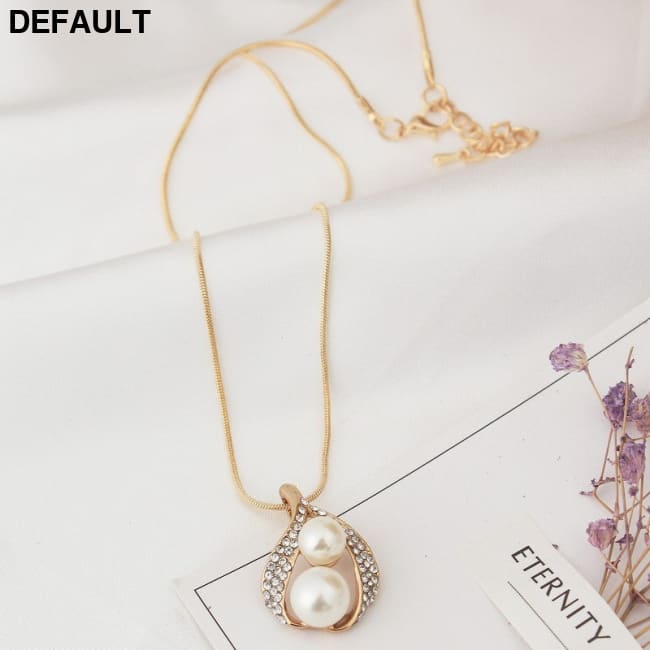 Europe and the United States foreign trade exquisite package with bridal jewelry set pearl water drop two Pearl