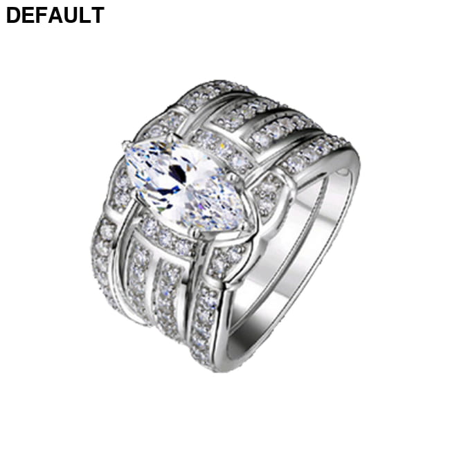 European and American couples ring engagement zircon Wedding Rings Best Selling Products
