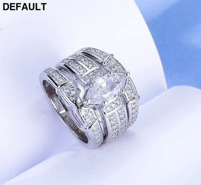 European and American couples ring engagement zircon Wedding Rings Best Selling Products