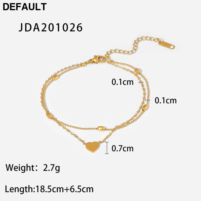 European and American INS style heart-shaped pendant oval JDA201026 Necklaces Sterling Silver