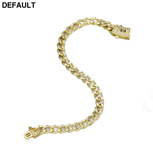 European And American Stainless Steel Cuban Link Bracelet Men Bracelets