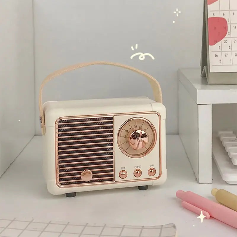 Diy Retro Mini Portable Card Speaker
