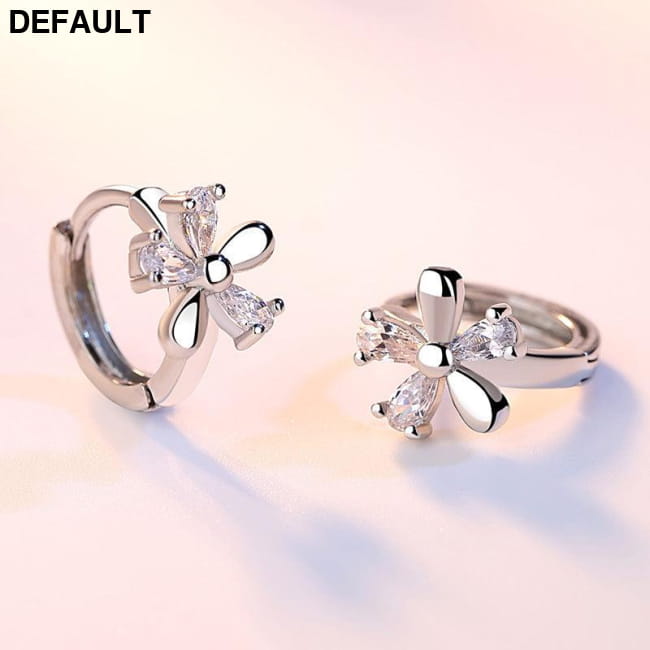 Fanqieliu Sterling 925 Silver Earrings Natural Crystal