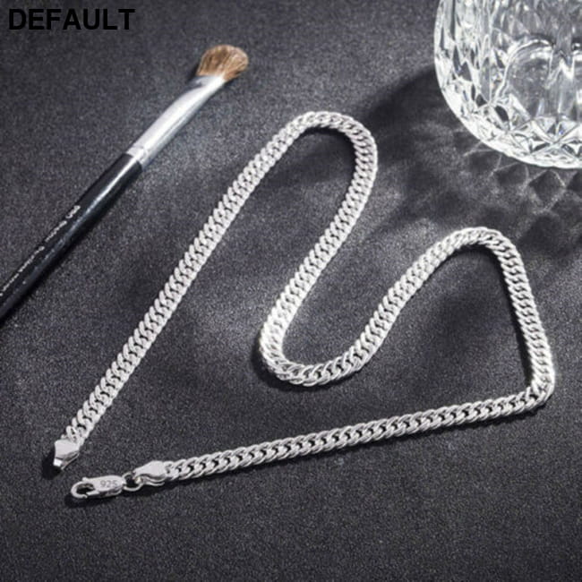 Fashion brand 925 Sterling Silver Necklace for men’s Men Necklaces