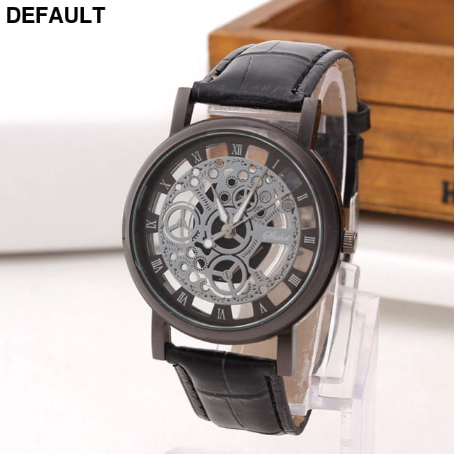 Fashion Business Skeleton Watch Men Engraving Hollow Reloj Quartz Watches Best Selling Products