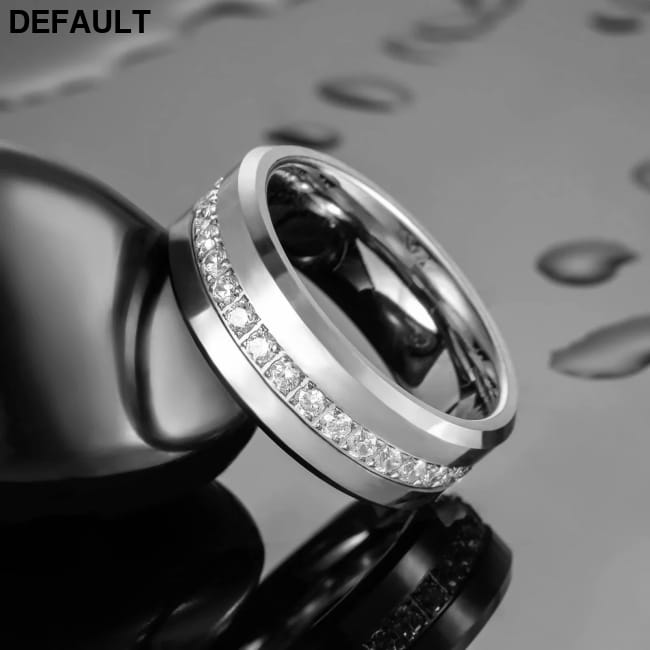 Fashion Couple Rings Romantic Women Heart Rhinestones CZ Wedding Best Selling Products