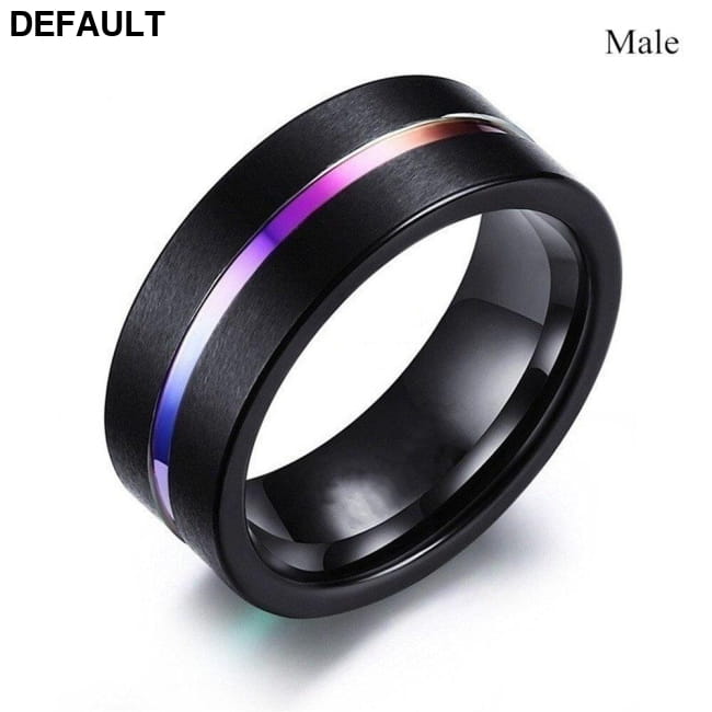 Fashion Jewelry Luxury Dark Purple Zirconia Stainless Steel Wedding Rings Best Selling Products
